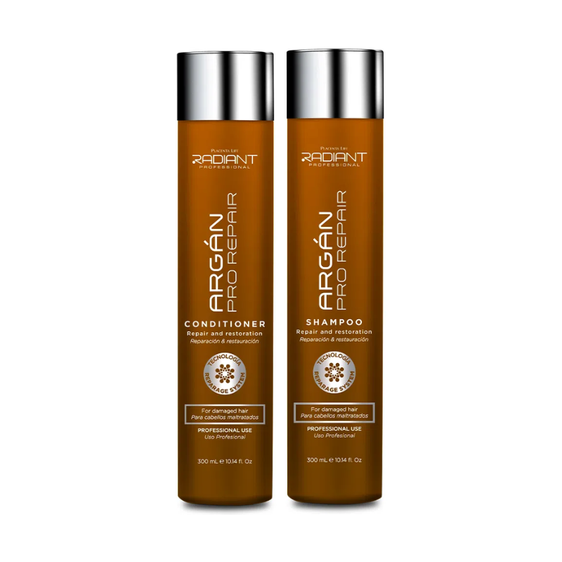 RADIANT - PACK ARGAN PRO REPAIR SHAMPOO 300ML + ACONDICIONADOR 300ML - 1