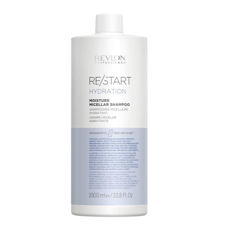 REVLON RESTART - HYDRATION MOISTURE MICELLAR SHAMPOO 1L Y ACONDICIONADOR 750ML - 2