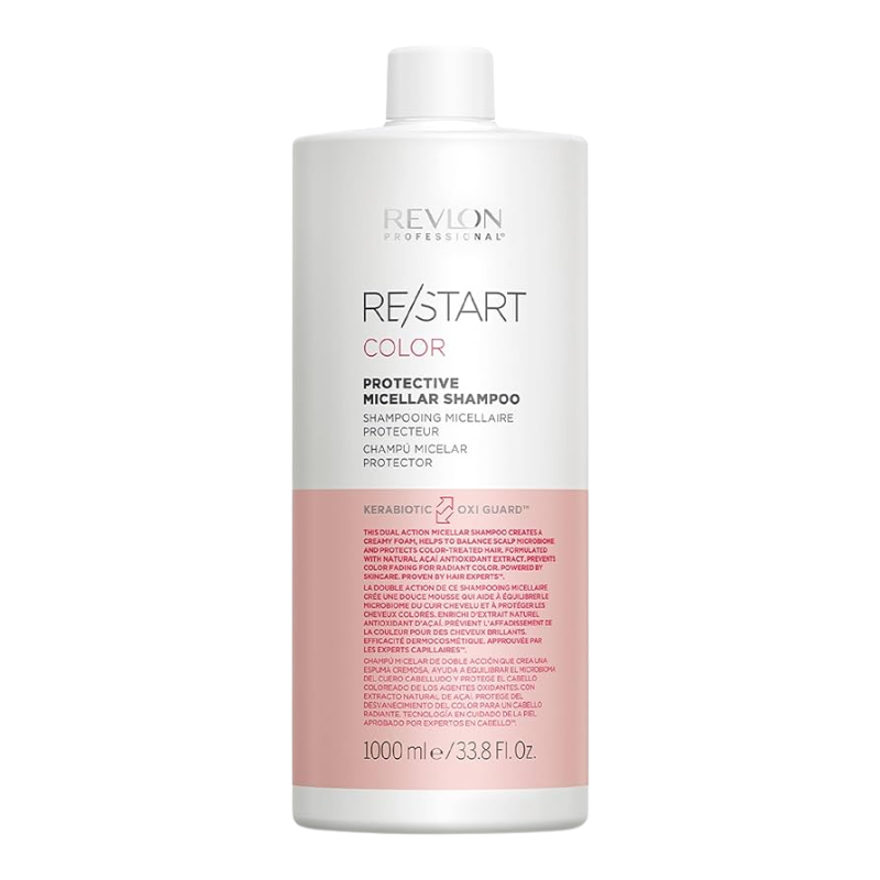 REVLON RESTART - COLOR PROTECTIVE MICELLAR SHAMPOO 1L Y ACONDICIONADOR 750ML - 2