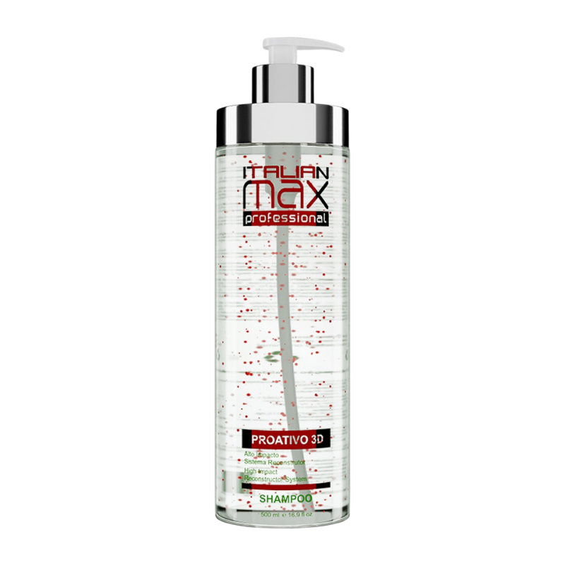 ITALIAN MAX - PROACTIVO 3D SHAMPOO 500ML + ACONDICIONADOR 300ML + MASK - 2