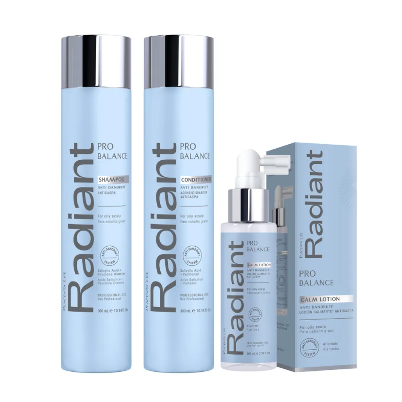 RADIANT - PACK PRO BALANCE SHAMPOO + ACONDICIONADOR + LOCION - 1