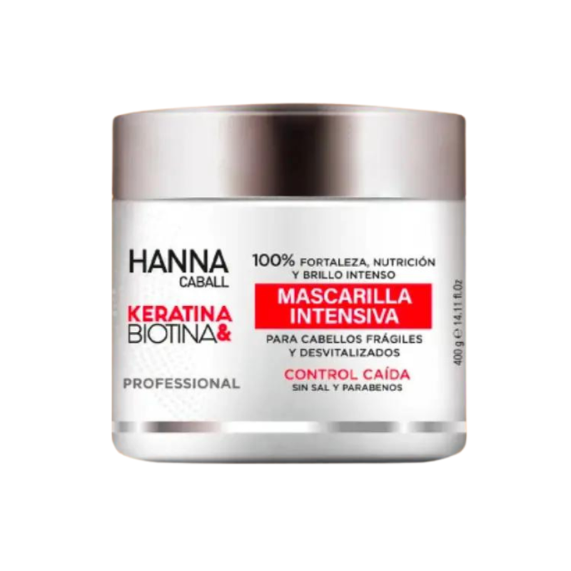 HANNA CABALL - TRIPACK KERATINA BIOTINA SHAMPOO ACONDICIONADOR Y MASCARILLA - 4