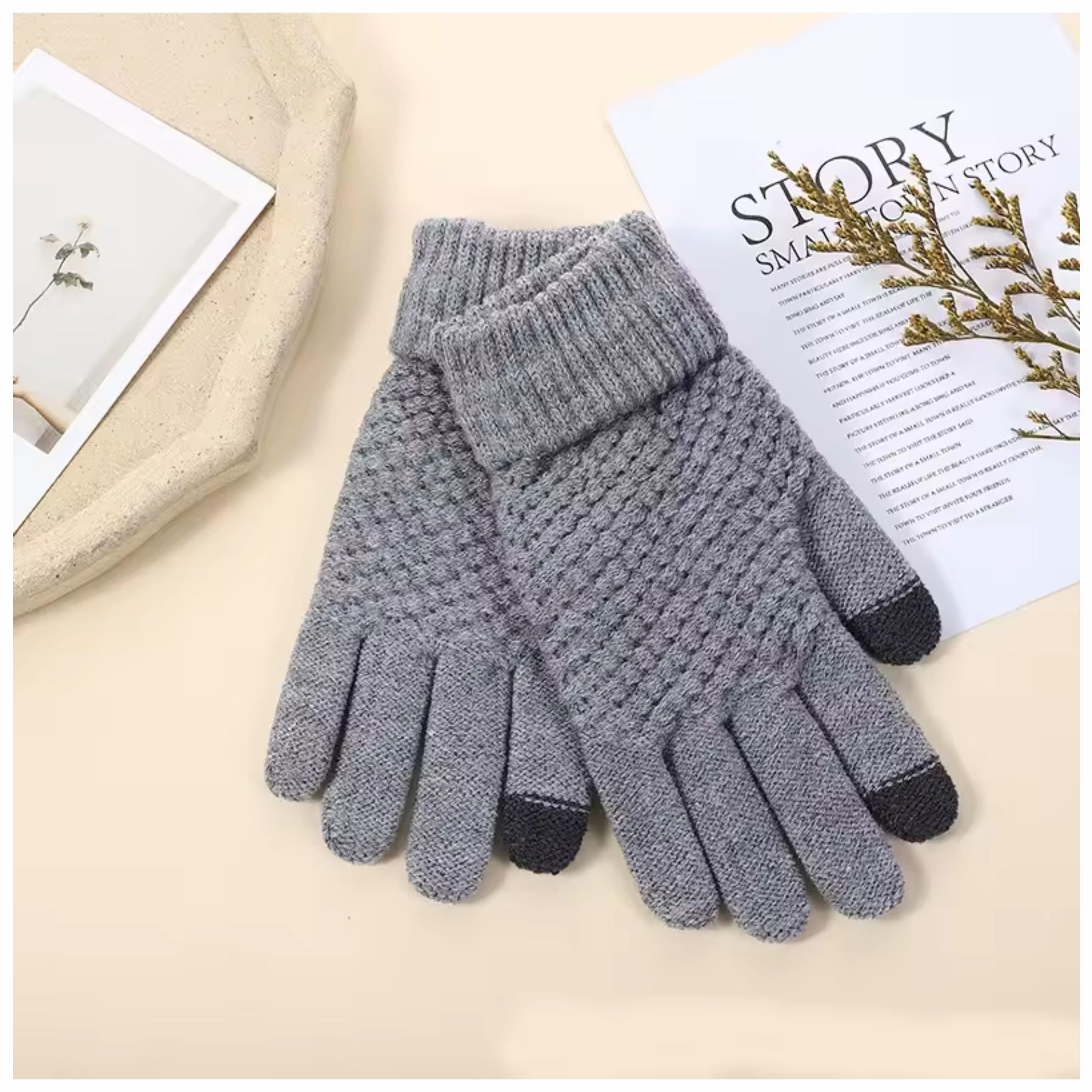 GUANTES INVIERNO FRIO UNISEX PREMIUM TÁCTIL TOUCH - 4