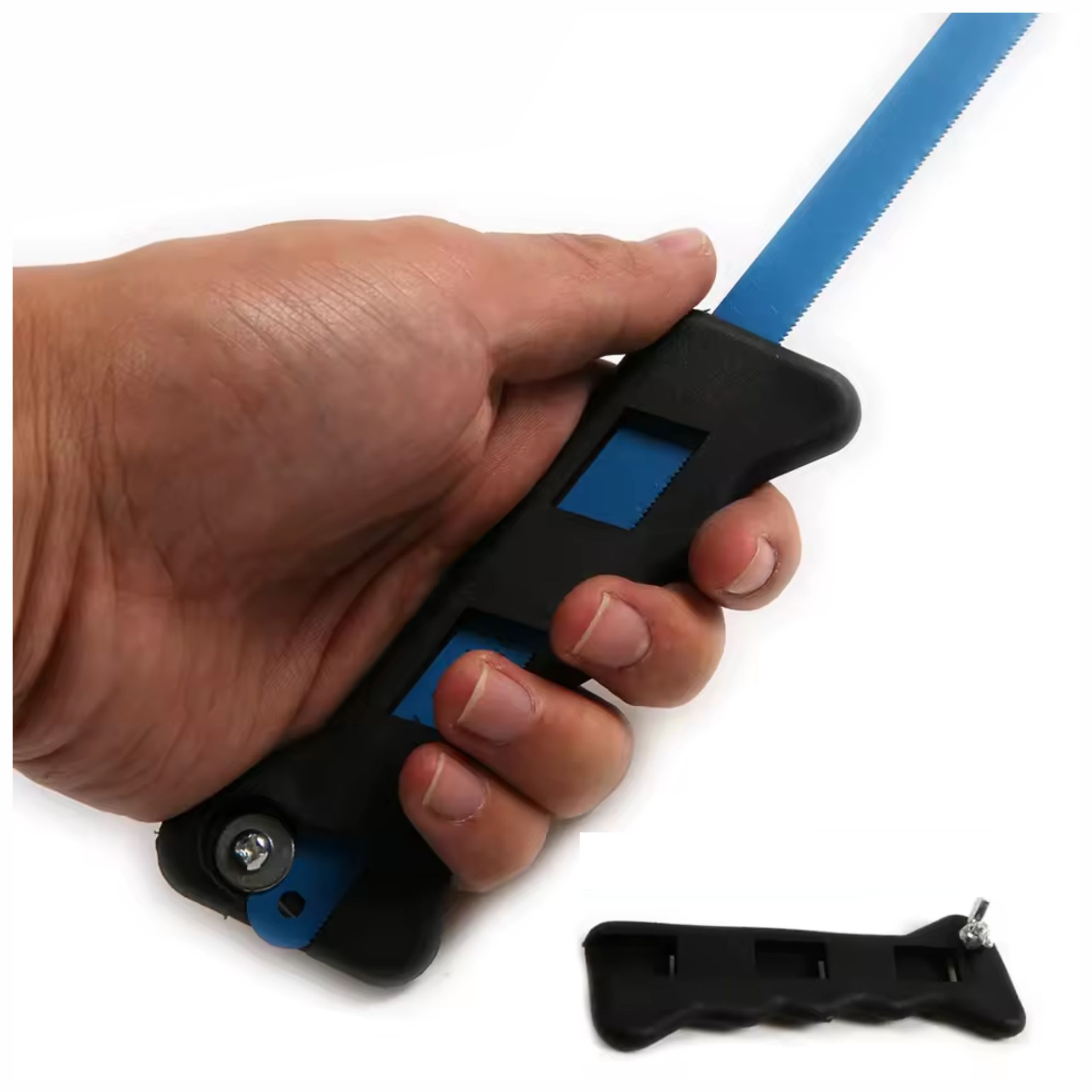 MANGO SIERRA DE MANO ERGONÓMICO UNIVERSAL MULTIFUNCIÓN PORTABLE NEGRO - 4