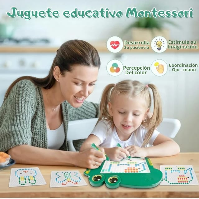 TABLERO DE DIBUJO MAGNETICO EDUCATIVO MODELO DINO EXTRAGRANDE - 6