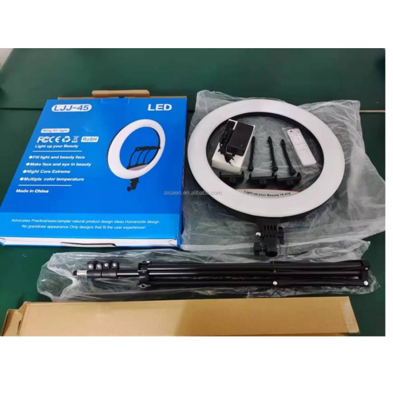 ARO LUZ LED TOUCH 45 CM + TRÍPODE + CONTROL REMOTO PARA 3 CELULARES - 5