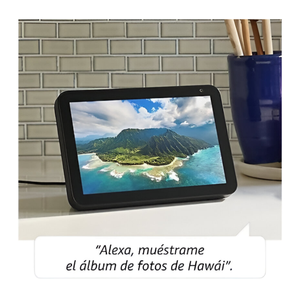 Echo show 8  1º generación, negro - 6