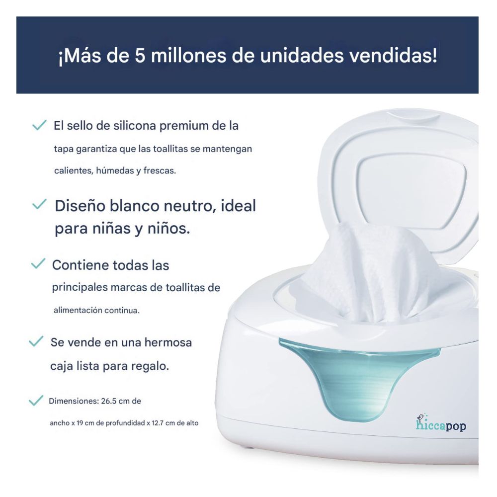 CALENTADOR DE TOALLITAS HÚMEDAS PARA BEBÉ - 2