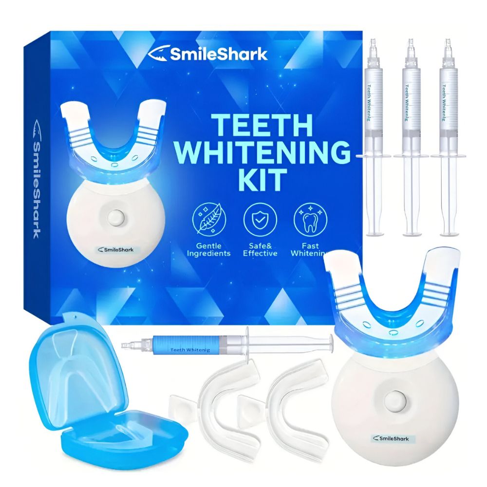 BLANQUEADOR DENTAL SMILESHARK CON LUZ LED - 1