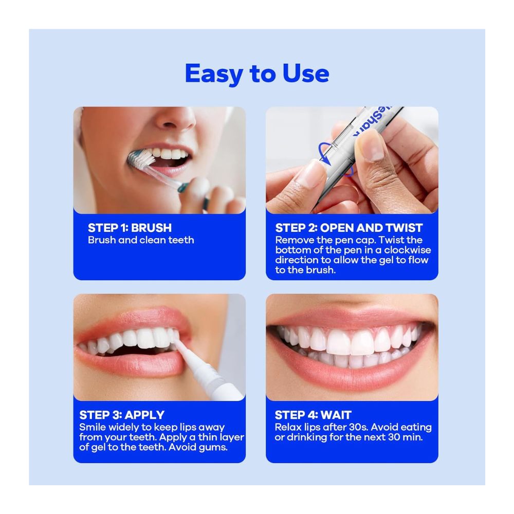 BLANQUEADOR DENTAL SMILESHARK CON LUZ LED - 2