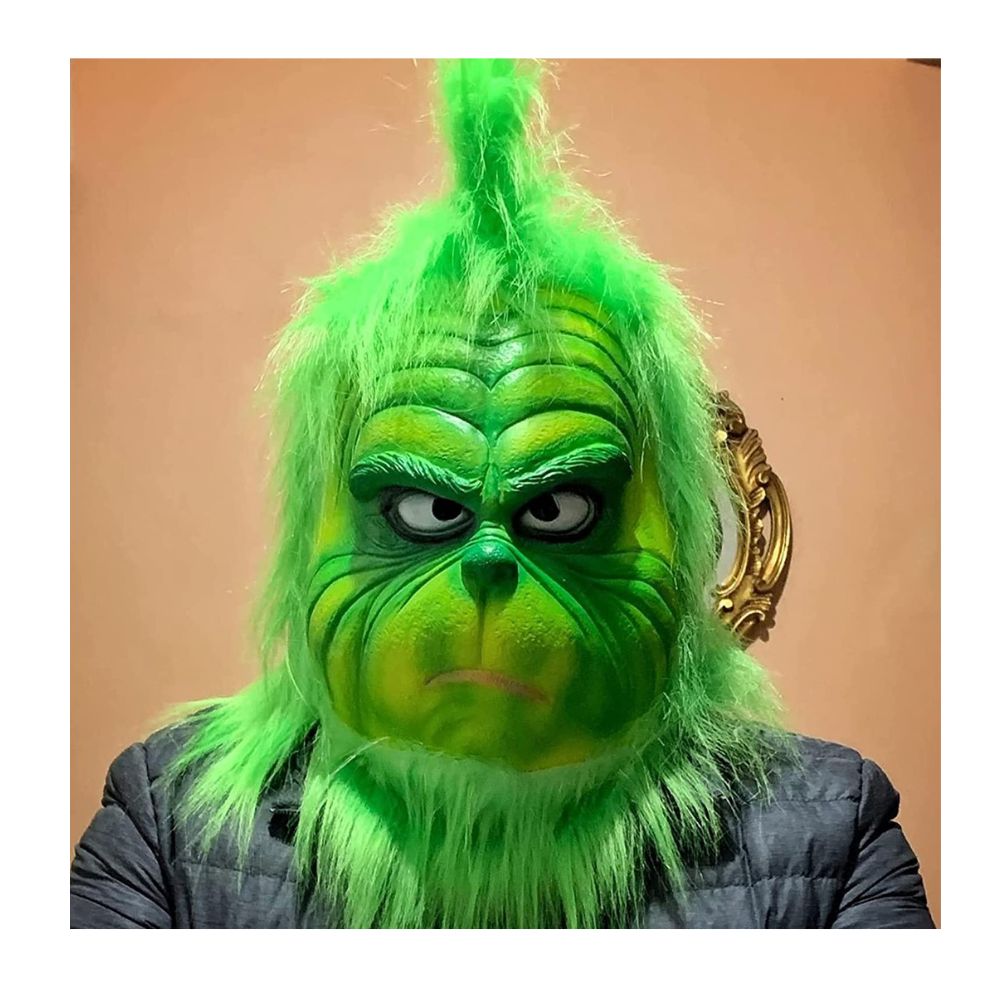 MÁSCARA Y GUANTES DE EL GRINCH - 3