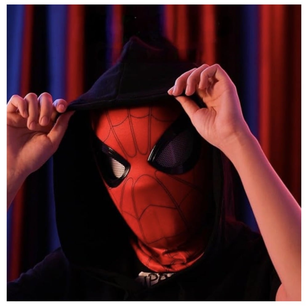 MÁSCARA DEL HOMBRE ARAÑA CON OJOS MECÁNICOS MÓVILES - 3