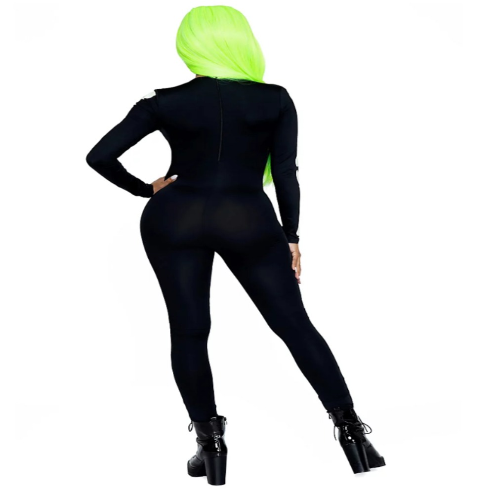 TRAJE DE ESQUELETO SPANDEX BRILLA EN LA OSCURIDAD - 2