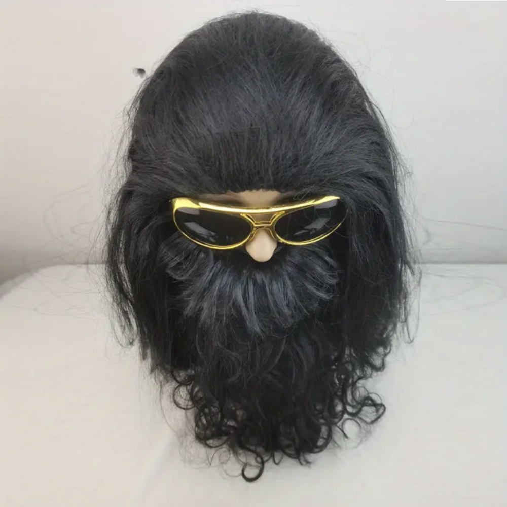 PELUCA CAVERNICOLA HIPSTER PARA HOMBRES - 3