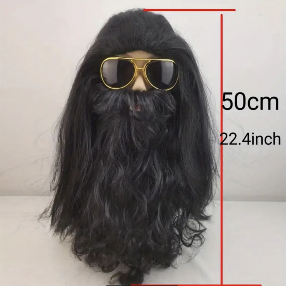 PELUCA CAVERNICOLA HIPSTER PARA HOMBRES - 4