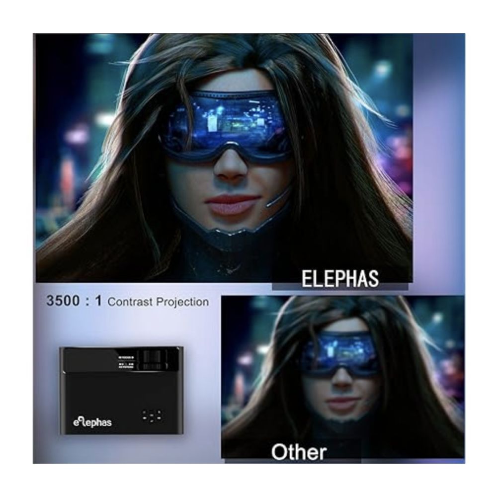 MINI PROYECTOR MODELO W13 NEGRO - 4