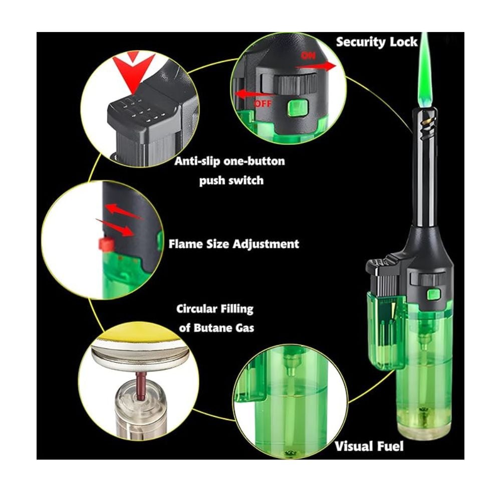 PACK DE 4 ENCENDEDORES DE ANTORCHA RECARGABLE - 2