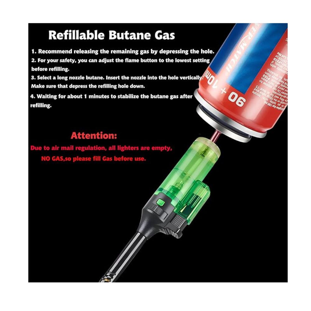 PACK DE 4 ENCENDEDORES DE ANTORCHA RECARGABLE - 7