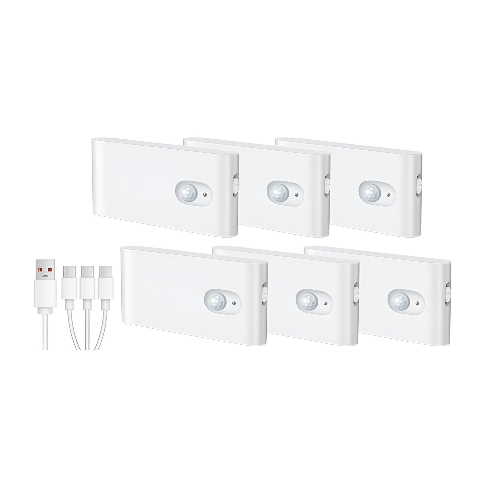 LUZ CON SENSOR DE MOVIMIENTO PACK DE 6 - 1