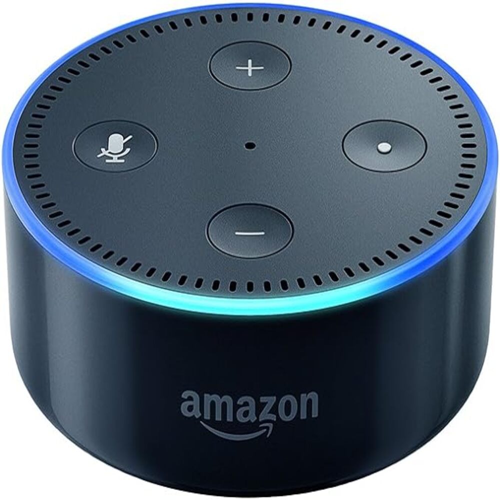 ECHO DOT 2DA GENERACIÓN NEGRO SOLO INGLES - 1