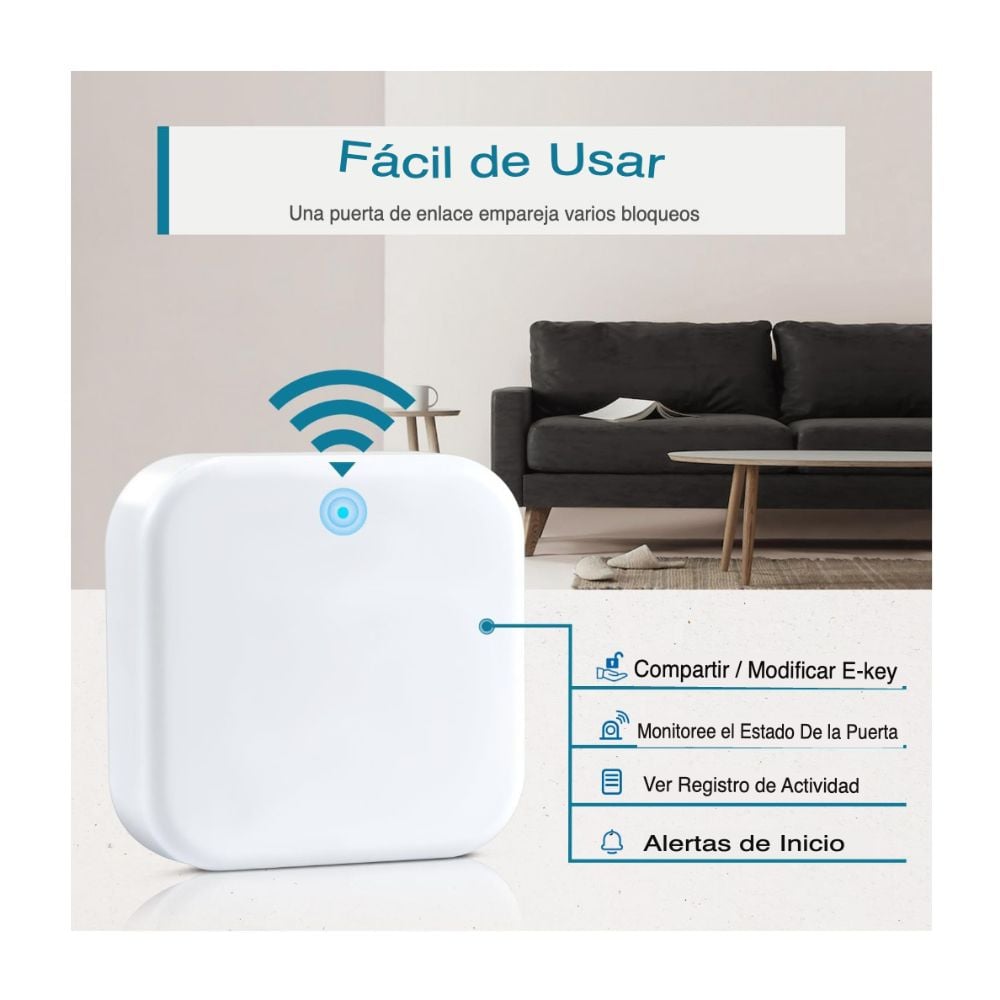 HUB WIFI G2 PARA CERRADURAS INTELIGENTES, CONTROL REMOTO - 4