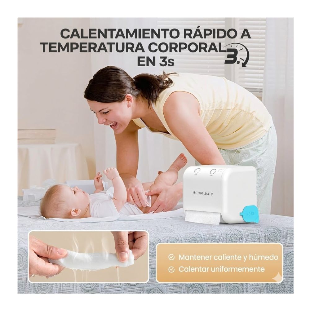 DISPENSADOR DE TOALLITAS HÚMEDAS Y SECAS - 2