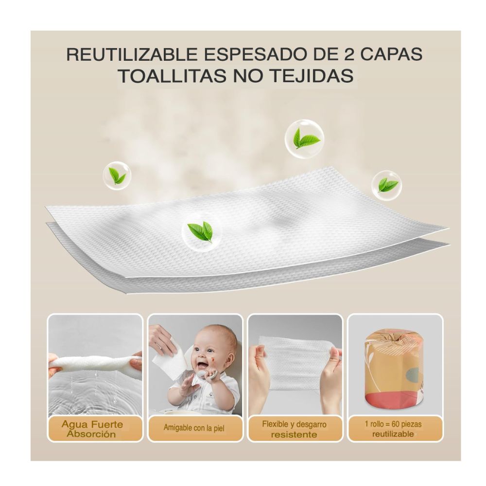 DISPENSADOR DE TOALLITAS HÚMEDAS Y SECAS - 4