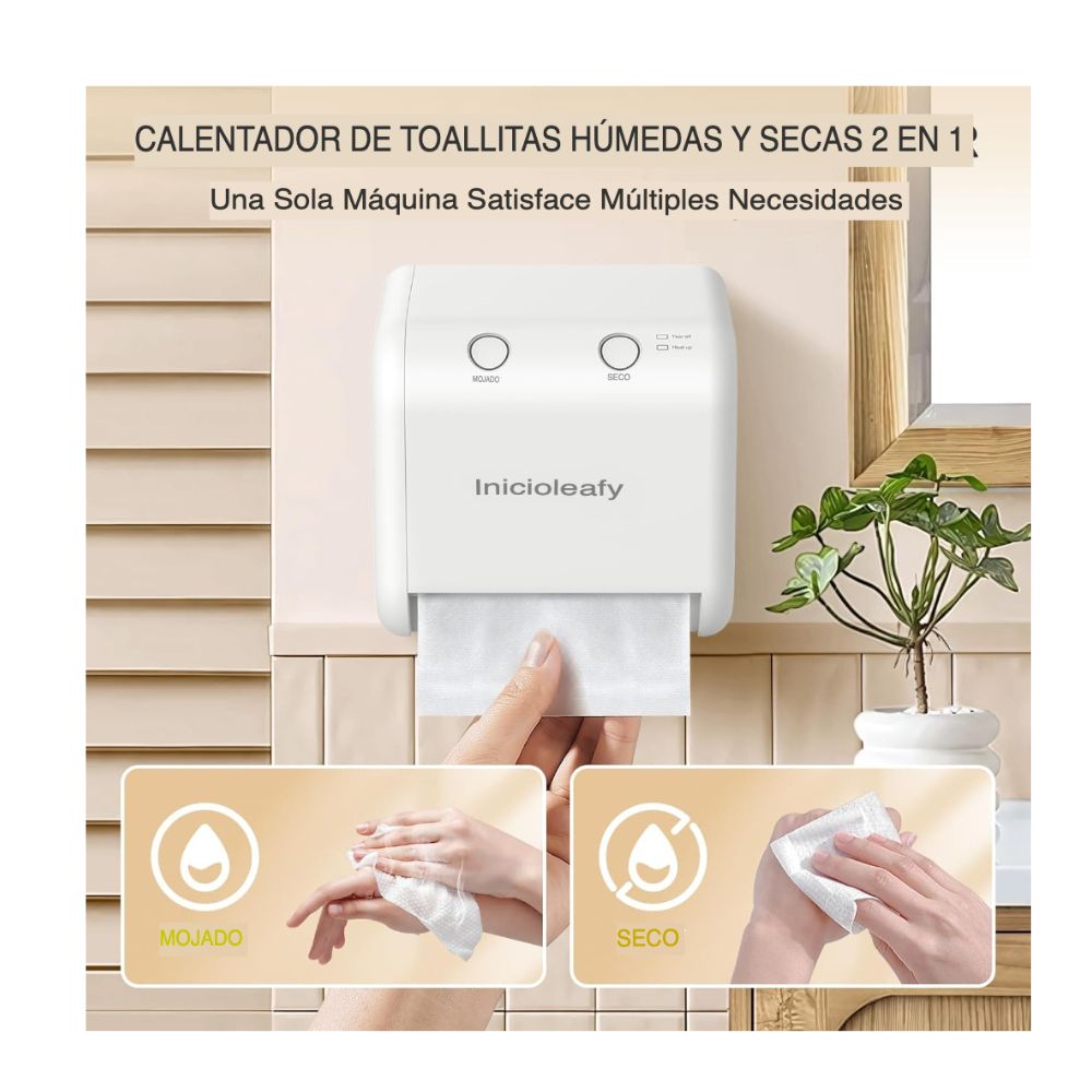 DISPENSADOR DE TOALLITAS HÚMEDAS Y SECAS - 5