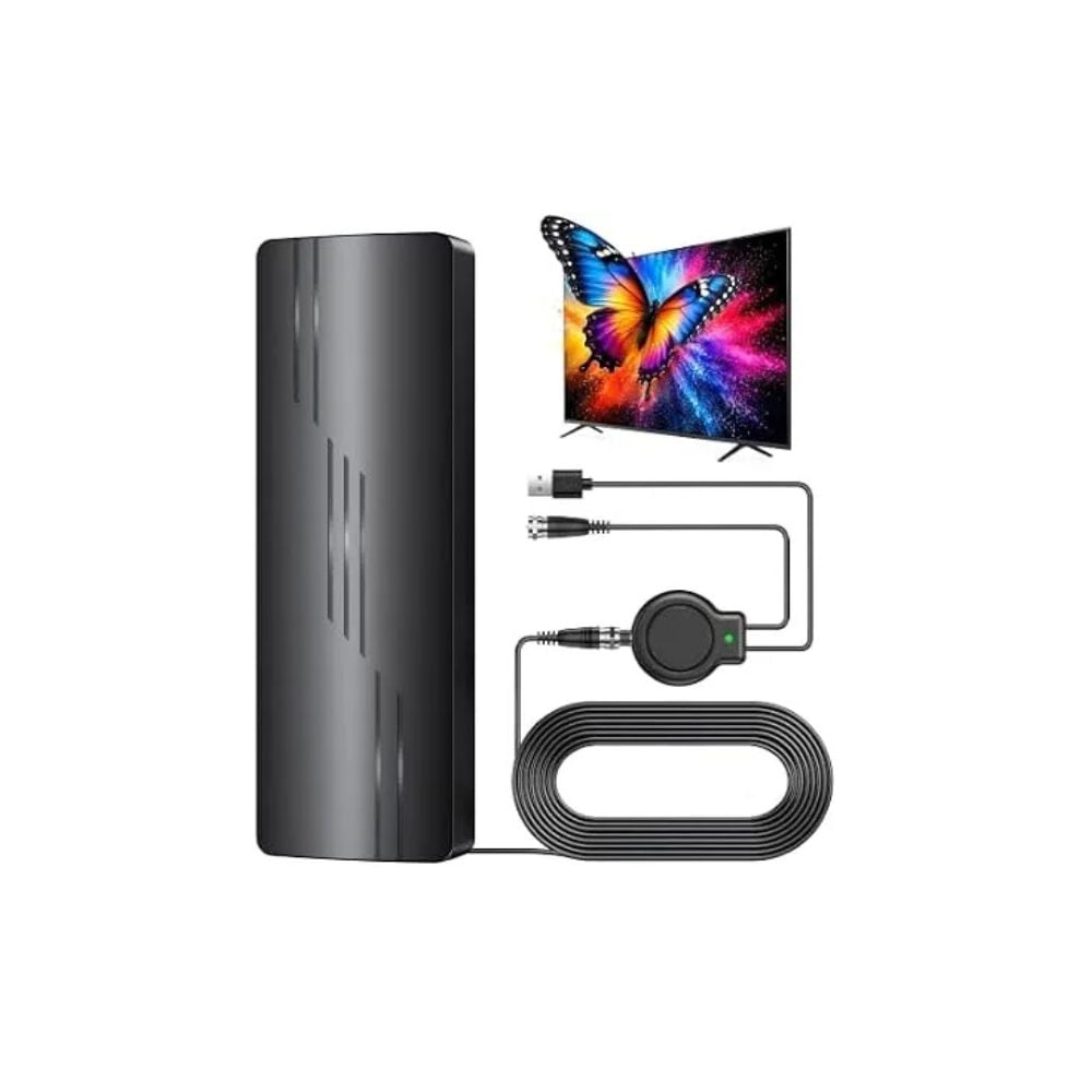 ANTENA TV DIGITAL HD/4K PARA SMART TV CON AMPLIFICADOR - 4