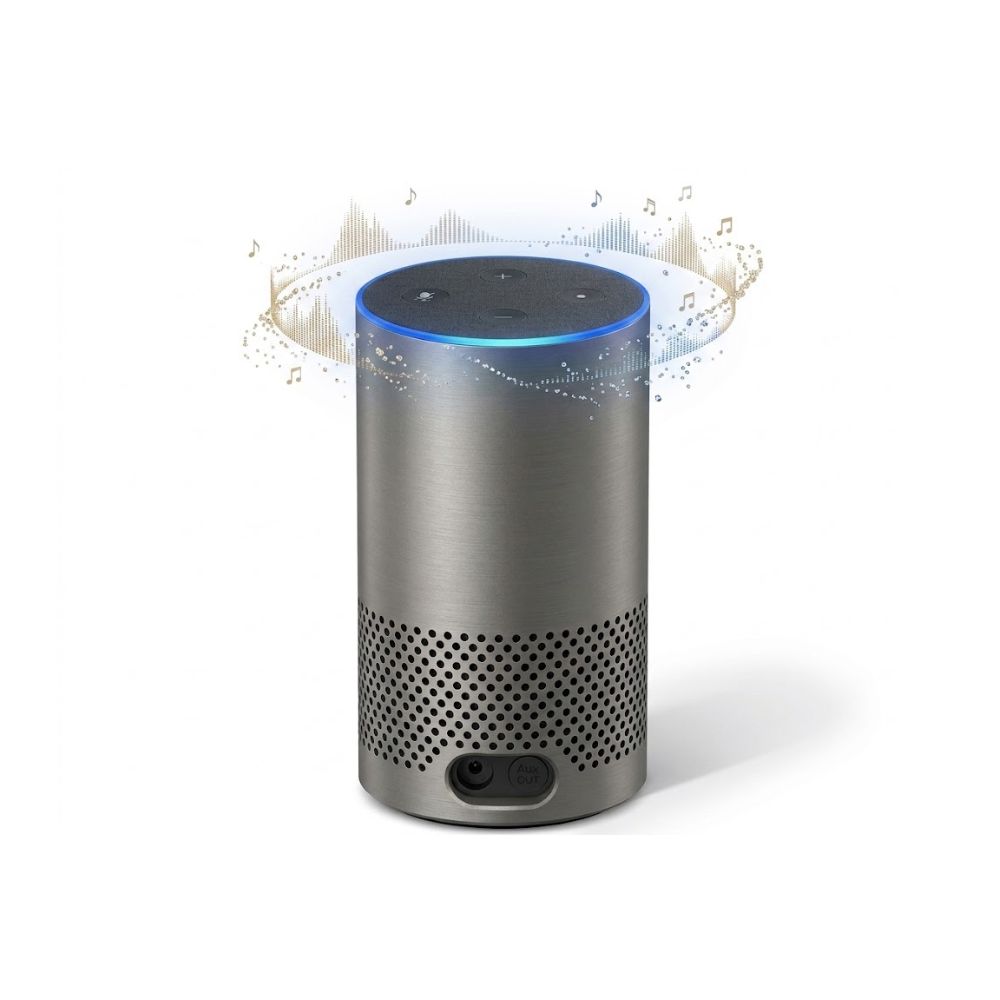 ECHO 2DA GENERACIÓN ALEXA PLATEADO - 1