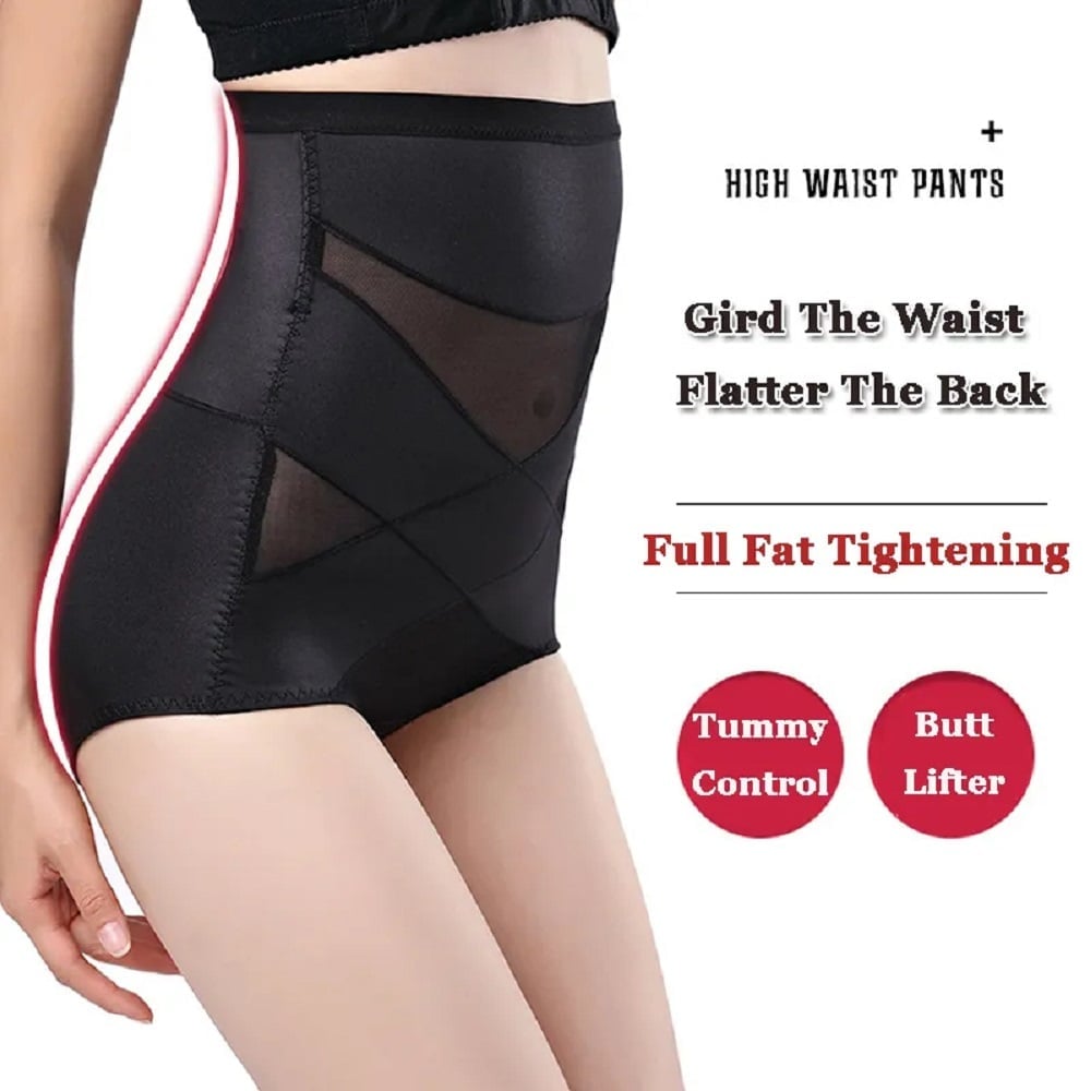 FAJA MOLDEADORA MUJER NEGRO VELFORM DE CINTURA SIN COSTURAS ROPA INTERIOR COMPRESIÓN GENIEKA - 3