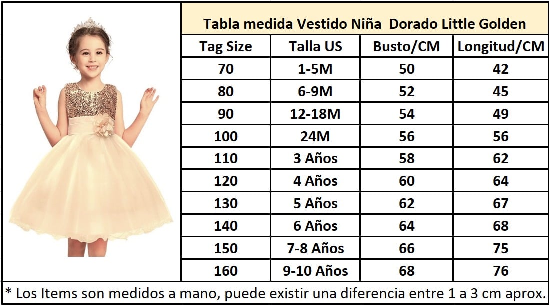 VESTIDO MIDI BEBÉ NIÑA GENIEKA MELÓN LITTLE GIRL GOLDEN DORADO CUMPLEAÑOS BAUTIZO FIESTA - 6