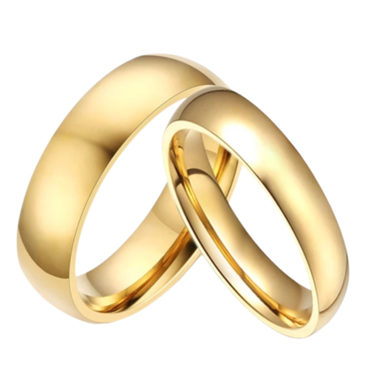 ARO DE MATRIMONIO HOMBRE GENIEKA CLASSIC BAÑADO EN ORO 18K ANILLOS NOVIOS BODAS ALIANZAS ANIVERSARIO - 3