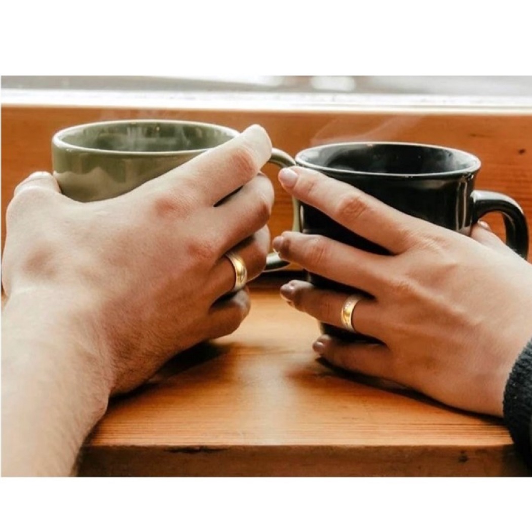 ARO DE MATRIMONIO HOMBRE GENIEKA FOREVER BAÑADO EN ORO 18K ANILLOS NOVIOS BODAS ALIANZAS ANIVERSARIO - 4
