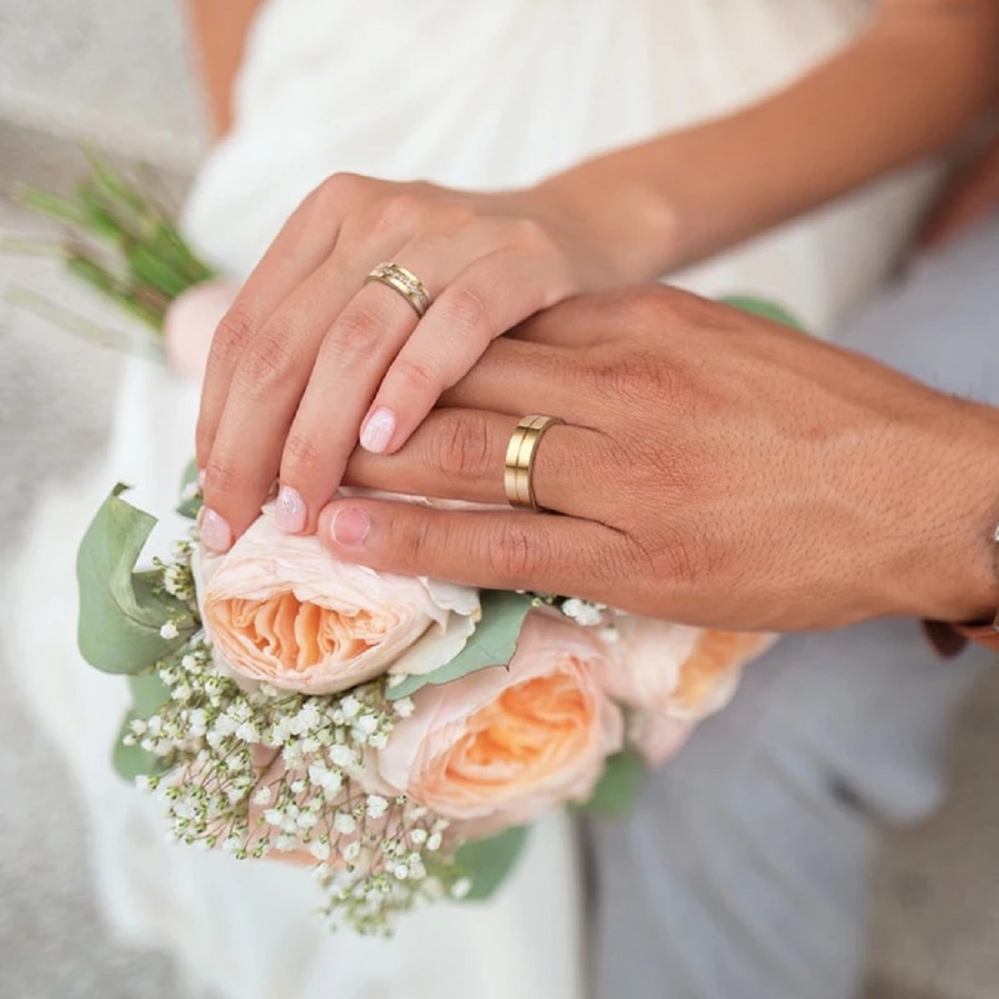ARO DE MATRIMONIO HOMBRE GENIEKA DIAMONDS DREAM BAÑADO EN ORO 18K ANILLOS NOVIOS BODAS ALIANZAS ANIVERSARIO - 4
