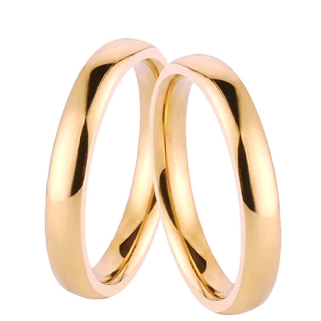 ARO DE MATRIMONIO HOMBRE GENIEKA DELGADOS BAÑADO EN ORO 18K ANILLOS NOVIOS BODAS ALIANZAS ANIVERSARIO - 6