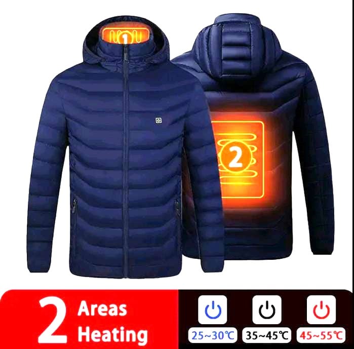 CASACA HOMBRE HEATING TÉRMICA CALEFACTORA IMPERMEABLE INTELIGENTE CAPUCHA INVIERNO GENIEKA - 1
