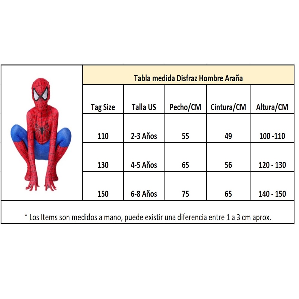 PACK DISFRAZ UNISEX MINISO ROJO SPIDERMAN + RELOJ PULSERA TRASFORMA ROBOT PROYECTOR HALLOWEEN DÍA DEL NIÑO NAVIDAD - 6