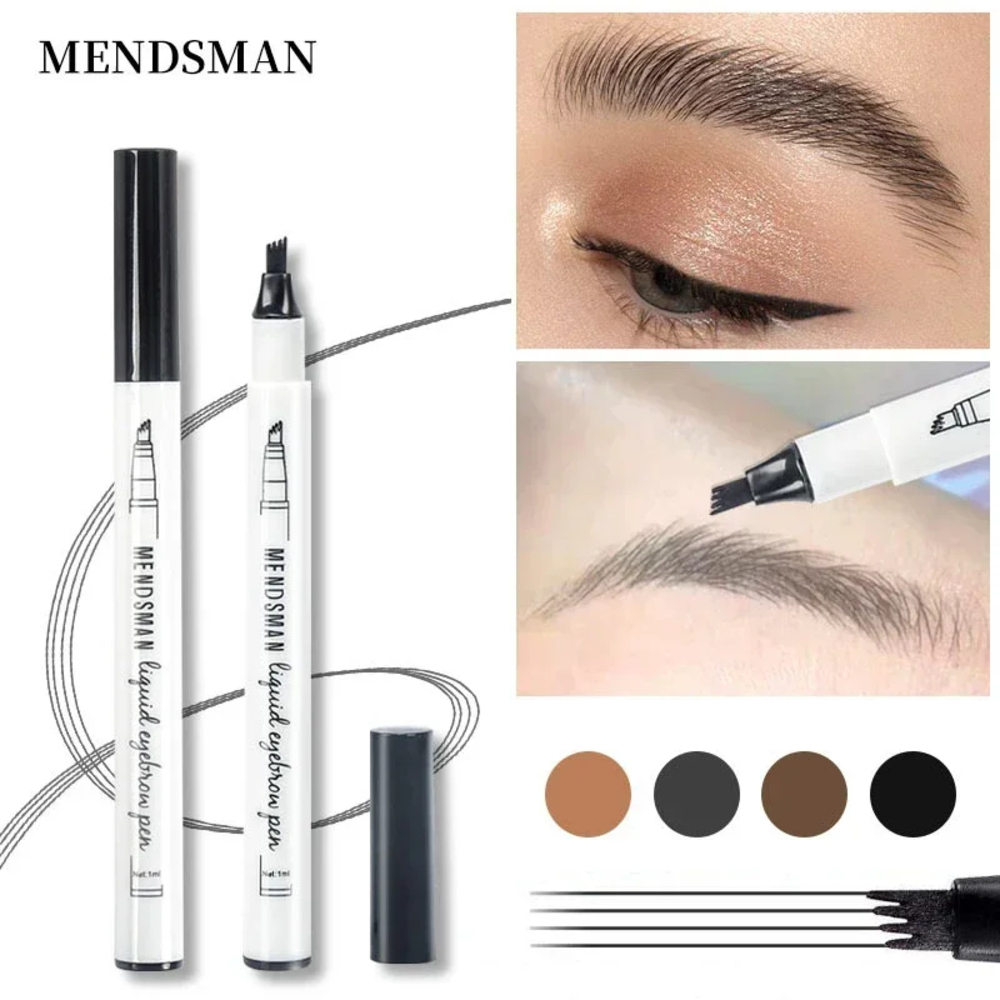 DELINEADOR TATTOO CEJAS MENDSMAN EFECTO MICROBLADING LARGA DURACIÓN RESISTENTE AGUA BELLEZA REGALO GENIEKA - 3
