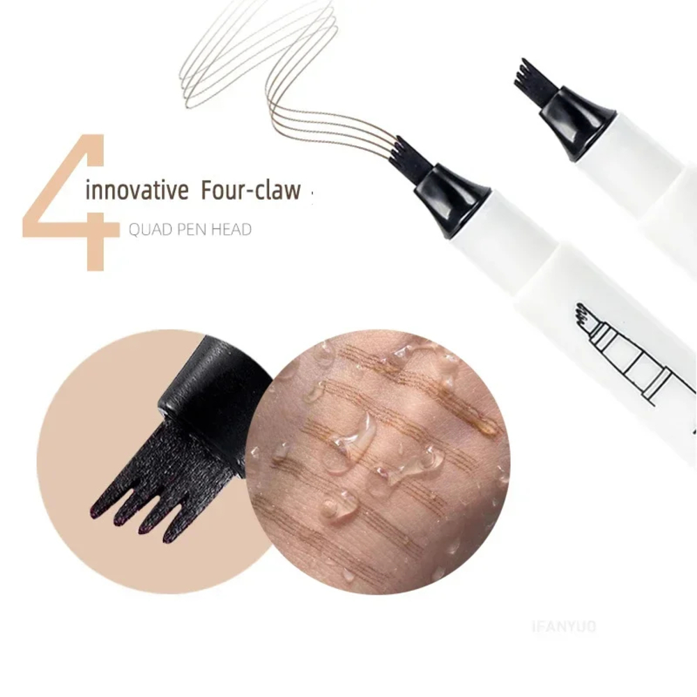 DELINEADOR TATTOO CEJAS MENDSMAN EFECTO MICROBLADING LARGA DURACIÓN RESISTENTE AGUA BELLEZA REGALO GENIEKA - 5