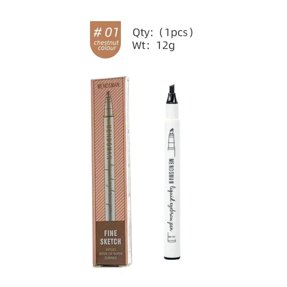DELINEADOR TATTOO CEJAS MENDSMAN EFECTO MICROBLADING LARGA DURACIÓN RESISTENTE AGUA BELLEZA REGALO GENIEKA - 7