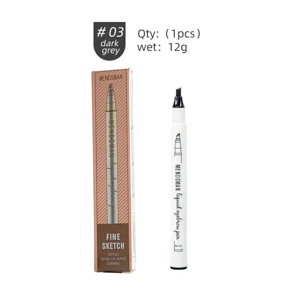 DELINEADOR TATTOO CEJAS MENDSMAN EFECTO MICROBLADING LARGA DURACIÓN RESISTENTE AGUA BELLEZA REGALO GENIEKA - 9