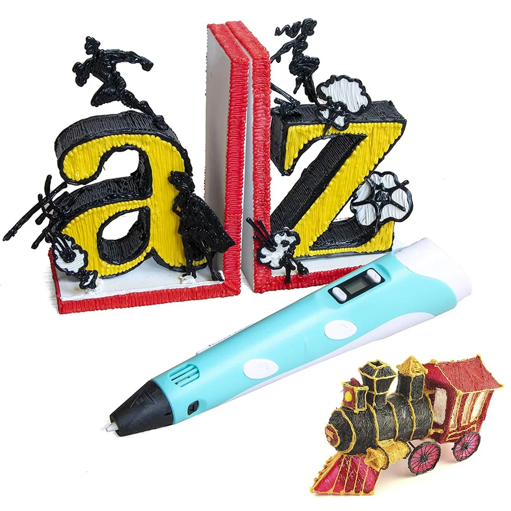 SET FILAMENTOS 6 M COLORES PLA PARA LÁPIZ 3D 6 COLORES SURTIDOS IDEAL IMPRESORA 3D NIÑOS JUGUETE ESCOLAR CALIDAD PREMIUM GENIEKA - 9