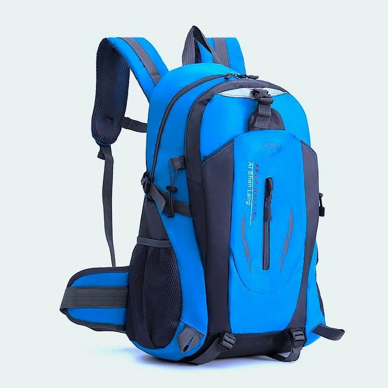 MOCHILA ESCOLAR FUTBOL 40L LAPTOP SENDERISMO GYM VIAJE OUTDOOR IMPERMEABLE WATERPROOF CIERRES COMPARTIMIENTOS VERANO GENIEKA - 6
