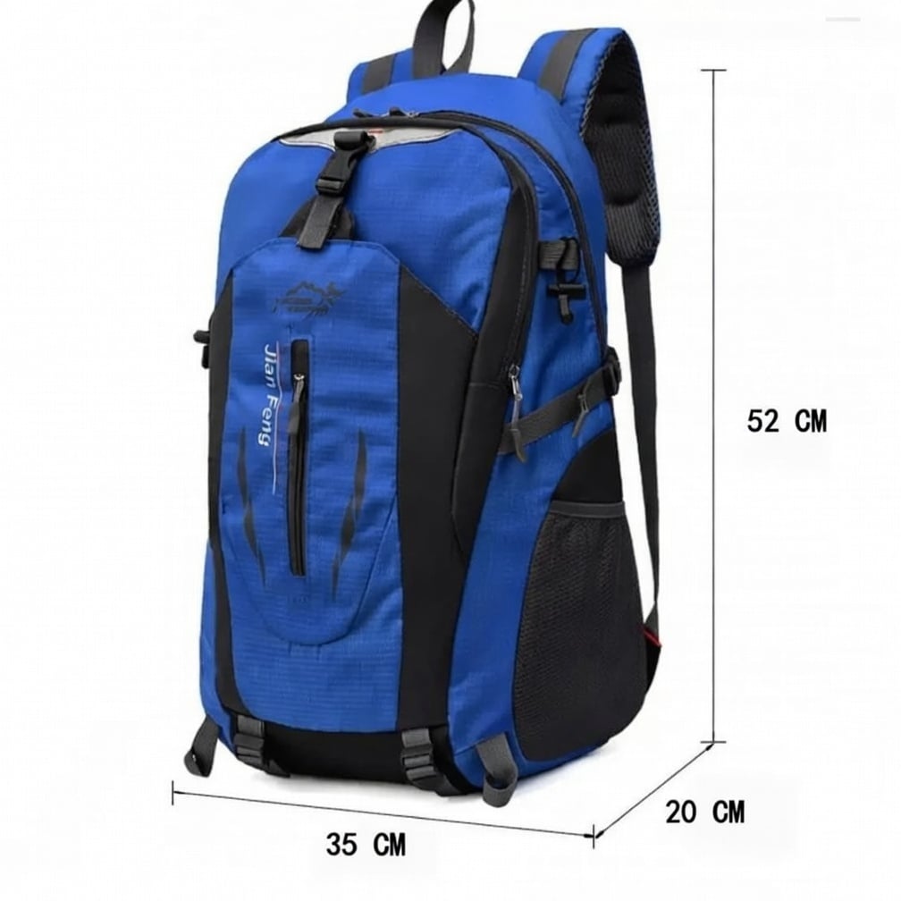 MOCHILA ESCOLAR FUTBOL 40L LAPTOP SENDERISMO GYM VIAJE OUTDOOR IMPERMEABLE WATERPROOF CIERRES COMPARTIMIENTOS VERANO GENIEKA - 8