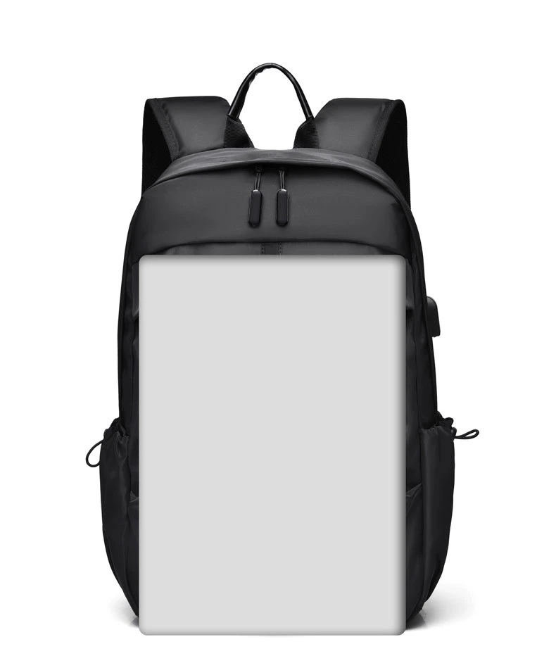 MOCHILA NEGRA NOTEBOOK LAPTOP VIAJE NEGOCIO 15.6' MÚLTIPLES CIERRES COMPARTIMIENTOS IMPERMEABLE TRABAJO OFICINA GYM GENIEKA - 10
