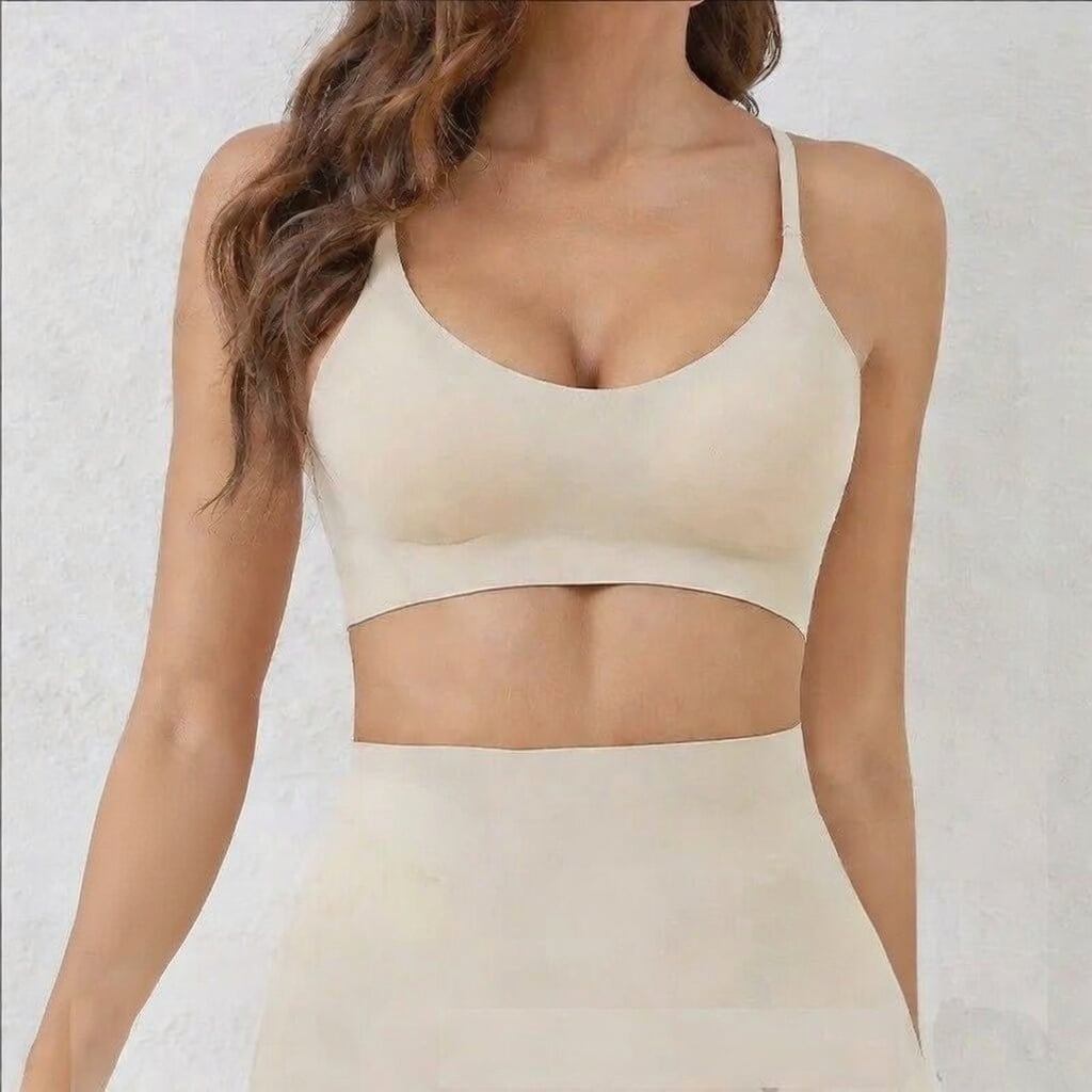 BRASIER PUSH UP DEPORTIVO SIN ARO SOSTEN GYM ROPA MUJER ULTRALIGERO DIARIO VERANO GENIEKA - 2