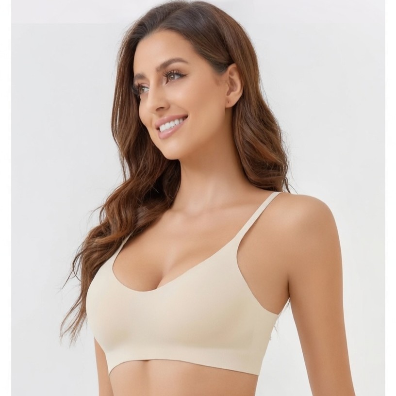 BRASIER PUSH UP DEPORTIVO SIN ARO SOSTEN GYM ROPA MUJER ULTRALIGERO DIARIO VERANO GENIEKA - 5