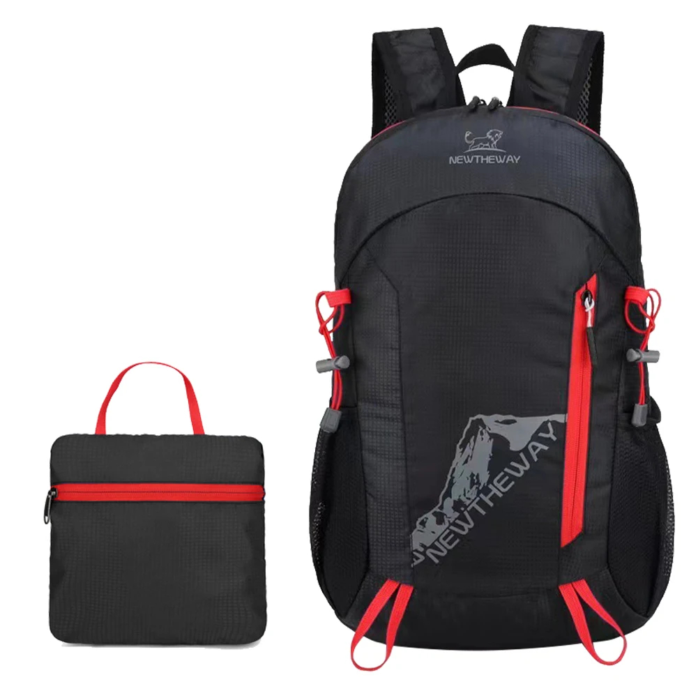 MOCHILA OUTDOOR NEGRO PACKABLE GYM VIAJE ESCOLAR 45 CM ORGANIZADORES VERANO ESCOLAR NAVIDAD GENIEKA - 2