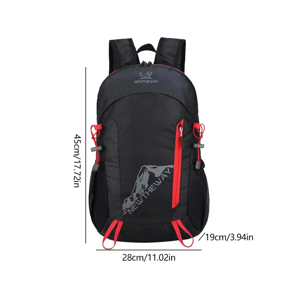 MOCHILA OUTDOOR NEGRO PACKABLE GYM VIAJE ESCOLAR 45 CM ORGANIZADORES VERANO ESCOLAR NAVIDAD GENIEKA - 6